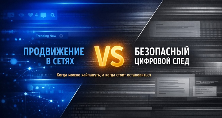 Продвижение в сетях vs. безопасный цифровой след. Часть 3
