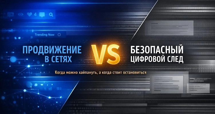 Продвижение в сетях vs. безопасный цифровой след. Часть 3