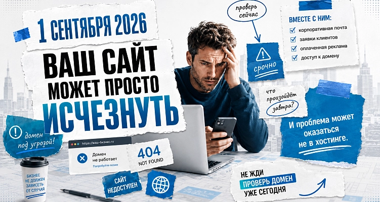 Как бизнес в России может потерять свои сайты: тихая катастрофа 1 сентября 2026 года
